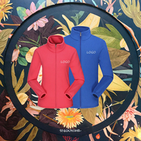 Chaqueta polar de alta calidad con logotipo personalizado de 330 gramos para hombre y mujer, chaqueta informal de cuello redondo con cremallera completa sólida para Otoño e Invierno