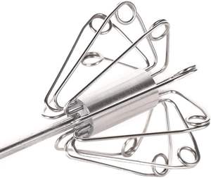 Convenient Easy to Use Home Kitchen Baking Tool Multifunction Stainless Steel Cream Coffee Manual Press Egg Beater Hand Mixer - Product Image 4