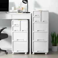 Armoire de rangement multi-niveaux de style tiroir GY813, à placer sous le bureau, pour le rangement de collations et de dossiers dans le bureau à domicile