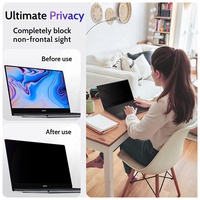 Écran de confidentialité pour ordinateur portable de 13,3 pouces pour moniteur d'ordinateur 16:10, bouclier de sécurité amovible compatible avec Lenovo Hp Dell Thinkpad
