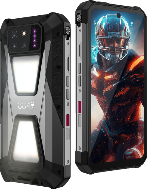 Unihertz 8849 tank 3S 5G Rugged Phone with Projector 16GB RAM 512GB ROM Smartphone Android 14 15600mAh 64MP Night Vision 66W NFC
