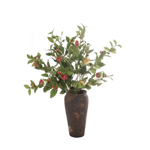 CallaFloral Ramo de Rosas Artificiales Realistas con Tela de Mimbre, Decoración de Boda Estilo INS - Product Image 5
