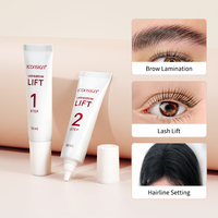 Kit de Laminación de Pestañas y Cejas de Marca Privada con Varillas de Permanente, Proveedor de Productos, Kit de Permanente de Cejas, Kit de Lifting y Tinte de Pestañas y Cejas