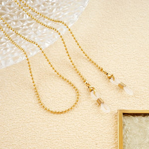 Cadena para <span class=keywords><strong>Gafas</strong></span> de Sol de Acero Inoxidable, Cadena para Colgar en el Cuello para Mujer, Cadena para Colgar Auriculares para <span class=keywords><strong>Hombre</strong></span> - Product Image 5