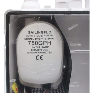 SAILINGFLO <span class=keywords><strong>Bomba</strong></span> <span class=keywords><strong>de</strong></span> <span class=keywords><strong>agua</strong></span> para ducha <span class=keywords><strong>de</strong></span> <span class=keywords><strong>12V</strong></span> 750GPH para <span class=keywords><strong>caravana</strong></span> - Product Image 6