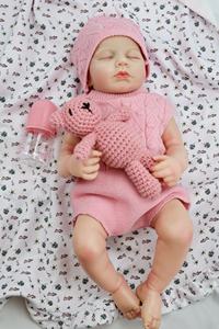 Muñecos Bebé <span class=keywords><strong>Reborn</strong></span> Realistas Levi de 16 Pulgadas Como Bebés Recién Nacidos de Silicona Suaves y Cómodos Niño o Niña Durmiendo Bebé <span class=keywords><strong>Reborn</strong></span> de la Vida Real - Product Image 3