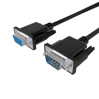 Cable de Extensión Serial DB9 RS232, Conector Cruzado o Recto de 9 Pines Macho a Hembra |   Fabricantes de Arneses de Cables y Conjuntos de Cables