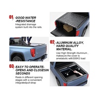 Couverture de benne électrique enroulable verrouillable pour pick-up GWM Poer Cannon - Accessoires automobiles