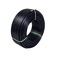 Tuyau PE de 110 mm x 50 mm, haute pression, pour l'approvisionnement en eau industriel, SDR11 SDR17, tuyau en plastique HDPE, bobine, irrigation, rayures bleues, tube PE100