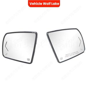 Rétroviseur latéral de voiture Wolf Lake pour Toyota 2007-21, gauche et droit, verre de remplacement avec fonction chauffante, argenté - Product Image 1