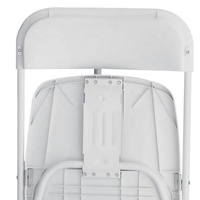 Chaises pliantes portables en fer et plastique pour l'extérieur, pour jardin et parc