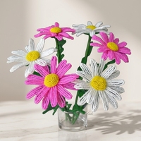 Perlengkapan Kerajinan Manik-manik Lily 3 mm untuk Dewasa, Bunga Manik-manik DIY, Tangkai Bunga Manik-manik, Bunga Manik-manik Kaca, untuk Dekorasi Buket Pernikahan