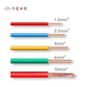 1.5mm <span class=keywords><strong>2</strong></span>.5mm 4mm 6mm bakır kablo PVC yanmaz tel 220V ev aydınlatma güç kablosu - Product Image 3