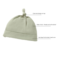 Gran oferta, gorro cómodo para bebé, detalle de lindo producto para chico, gorro de algodón orgánico para bebé
