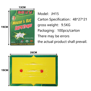 Papan Perangkap Tikus Lem JH15 19x13cm Aroma Kacang Perangkap Hama Lengket - Product Image 2