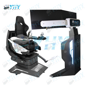 Hot bán 3 màn hình hiển thị 9D chuyến bay giả lập ghế 3doof chuyển động nền tảng chuyển động ghế cho trung tâm mua sắm trò chơi khu vực - Product Image 2