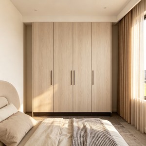 Geräuscharme Schranktür Holzkleiderschrank aus Umweltfreundlichen Platten - Product Image 2