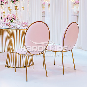 Ingrosso elegante matrimonio <span class=keywords><strong>e</strong></span> festa in velluto banchetto <span class=keywords><strong>rosa</strong></span> sedia nuziale moderna - Product Image 2