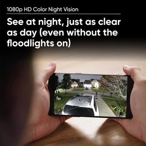 Không thấm nước đèn pha cam có dây cộng với với chuyển động kích hoạt 1080p HD video wifi thông minh năng lượng mặt trời ngoài trời Đèn pha Camera An Ninh - Product Image 5