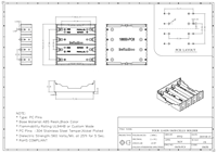 Beilamoo BH-18650-4P 4 Sel 18650 Tempat Baterai Lithium-ion 3.7V dengan Penyangga Plastik ABS+PC dan Pin PC