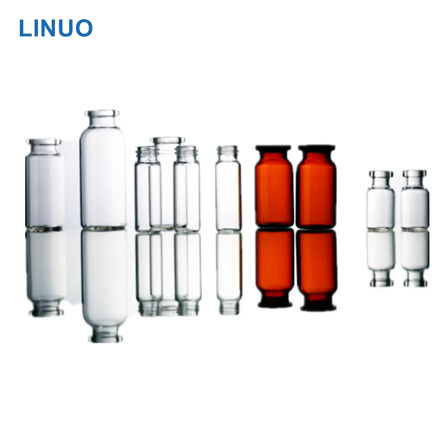 Шаньдун LINUO, нейтральные боросиликатные прозрачные трубчатые стеклянные флаконы для вакцины, стеклянная бутылка 2R 4R 6R 8R 10R 15R 20R 25R 30R