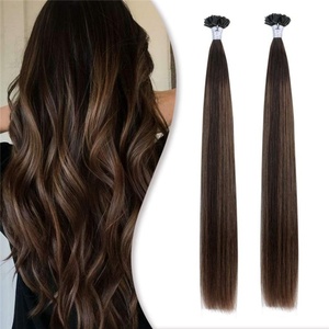 Extensions de cheveux humains Remy russes de type U, livraison rapide FH, cheveux humains lisses pour femmes - Product Image 1