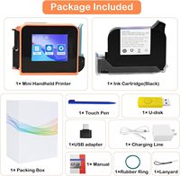 Imprimante jet d'encre portable WISEPRINT TIJ pour bouteilles, boîtes, sachets, sacs, écriture manuscrite, Bluetooth, mini HP-WP127MN Pro