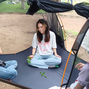 <span class=keywords><strong>Hamac</strong></span> de jardin extérieur <span class=keywords><strong>hamac</strong></span> de camping aérien portable grand <span class=keywords><strong>hamac</strong></span> triangulaire à <span class=keywords><strong>3</strong></span> <span class=keywords><strong>points</strong></span> - Product Image 3