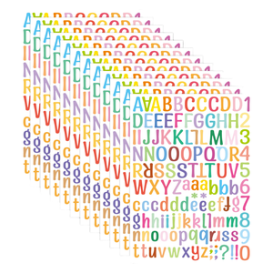 Custom Printing Waterproof <b>Vinyl</b> UV Printed Decorative <b>Stickers</b> Die Cut <b>Letter</b> <b>Stickers</b> Adhesive Pvc Label <b>Sticker</b> - Product Image 1
