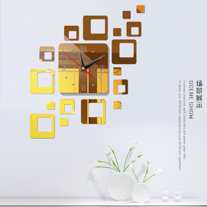 <span class=keywords><strong>Horloge</strong></span> murale 3D <span class=keywords><strong>lumineuse</strong></span> sans cadre en acrylique, <span class=keywords><strong>horloge</strong></span> numérique DIY, autocollants muraux, <span class=keywords><strong>horloge</strong></span> silencieuse pour le salon, <span class=keywords><strong>la</strong></span> chambre à coucher, le bureau, décoration murale - Product Image 2