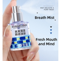 Brume buccale probiotique personnalisée pour une haleine fraîche, marque privée, saveur menthe fruitée, spray buccal rafraîchissant contre la mauvaise haleine