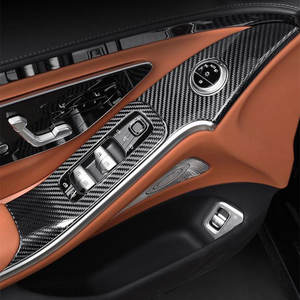 ชุดอุปกรณ์ตกแต่งภายในรถยนต์คาร์บอนไฟเบอร์สำหรับ <span class=keywords><strong>Mercedes</strong></span> Benz <span class=keywords><strong>S</strong></span> Class 2021 <span class=keywords><strong>2022</strong></span> 2023 2024 2025 S400L/450/<span class=keywords><strong>500</strong></span>/S480ชิ้นส่วนรถยนต์ - Product Image 4