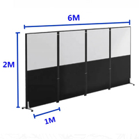 XTYDPW-028 Paravent d'extérieur moderne pliable, cloison mobile, séparateur de table de bureau, panneau mural durable en MDF, personnalisable pour cuisine et salle de sport