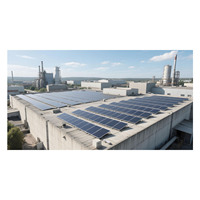 Installation rapide 10 °-60 ° Angle d'inclinaison réglable PV Support de montage de panneau solaire Meilleur système de montage solaire pour toit plat pour usage industriel