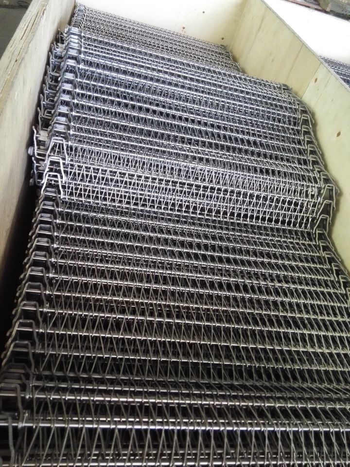 chain driven mesh belt for  conveyor equipment