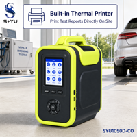 SYU1050D-CO Printer Terintegrasi Tahan Ledakan IP66 ≤±2% F.S Sensor Elektrokimia Karbon Monoksida CO Penganalisis Gas Buang Portabel