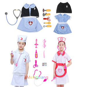 Chuyên Nghiệp Bác <span class=keywords><strong>S</strong></span>ĩ Quần Áo Y Tá Đồng Phục Vai Trò Chơi Đồ Chơi Thiết Lập Halloween Cosplay Đảng Hiệu Suất Nghề Nghiệp Công Việc Trang Phục Với <span class=keywords><strong>Kit</strong></span> - Product Image 1