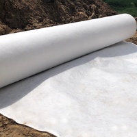 Tissu géotextile non tissé aiguilleté en polypropylène (PP) en rouleau pour la construction routière, le drainage et la filtration
