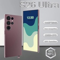 Smartphone S26 Ultra NFC 16GB + 1024GB Android 15 LTE Pantalla OLED de 6.9 pulgadas 120Hz Snapdragon Serie 800 Cámara de 108MP, Doble SIM