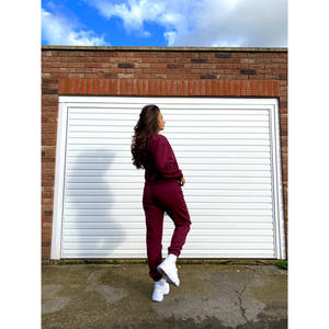 Abbigliamento da casa per jogging bordeaux - Product Image 1