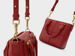 Borsa a tracolla trapuntata da donna con Design semplice piccola borsa quadrata - Product Image 5