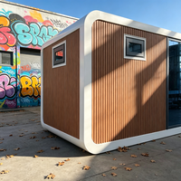 Kit de maisonnette Apple Cabin haut de gamme avec salle de bain intégrée et cuisine sur mesure pour projets de séjour à la ferme avec aménagement personnalisé