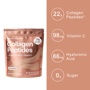 Polvere di peptidi di collagene con acido ialuronico biotina & vitamina C idrolizzata polvere di collagene - Product Image 3