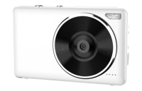 Appareil photo numérique ultra-plat DC04C 48MP 720P HD avec capteur CMOS, flash LED, 9 filtres, 13 cadres, zoom numérique 4.0X, détection de visage
