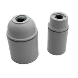 Bakelite Light Bulb <strong>Socket</strong> Electrical Material 4A 250V Vintage Black White Plastic <strong>Lamp</strong> Holder E14 E27 <strong>Lamp</strong> Holder - Product Image 4