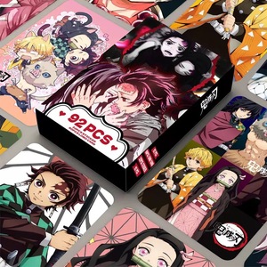 92PCS/BOÎTE, <span class=keywords><strong>cartes</strong></span> Lomo de dessin animé Detective <span class=keywords><strong>HXH</strong></span>, 60PCS, 32PCS autocollants, accessoires de cosplay, <span class=keywords><strong>cartes</strong></span> d'anime en papier - Product Image 5