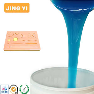 מפעל מכירות סיליקון פלטינה נוזלי עבור גומי מוצר עור עור פצע מודול פצע עור אימון תפר אימון כרית סיליקון רך - Product Image 4