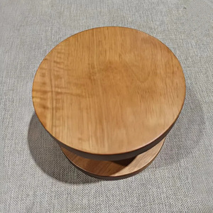 Manija Redonda Minimalista <span class=keywords><strong>de</strong></span> Madera Maciza Natural, Estilo Wabi Sabi, Herraje <span class=keywords><strong>de</strong></span> Entrada <span class=keywords><strong>de</strong></span> Madera Original para Tiendas <span class=keywords><strong>de</strong></span> <span class=keywords><strong>Ropa</strong></span> y Puertas <span class=keywords><strong>de</strong></span> Vidrio - Product Image 2