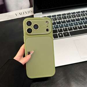 Se transforme instantanément en un étui AG uni simple, adapté à l'iPhone 16 Pro Max, à l'iPhone 17, 14/15 avec un cadre brillant - Product Image 5