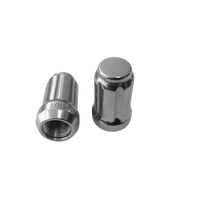 Écrou de roue Taida Auto Part 16+1 pièces en alliage d'acier chromé à 6 cannelures M14x1.5, universel, neuf